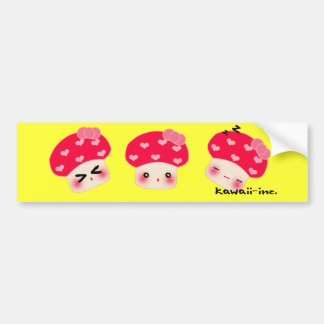 Mushroom bumper sticker! bumper sticker