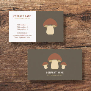 Mushroom Business Card