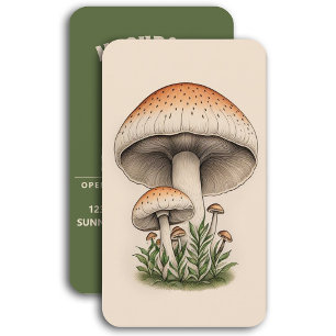 mushroom business card