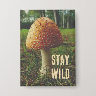 Mushroom button pin