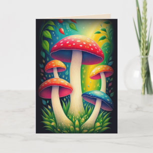 mushroom card