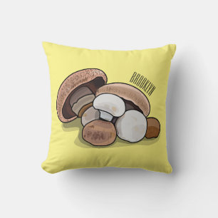 Mushroom cartoon illustration cushion