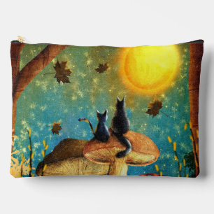 Mushroom Cats  Accessory Pouch