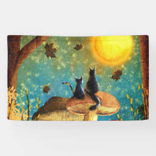 Mushroom Cats Banner