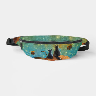 Mushroom Cats  Bum Bags