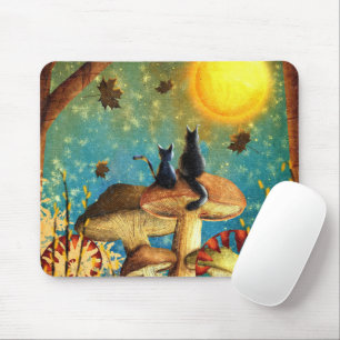 Mushroom Cats  Mouse Pad