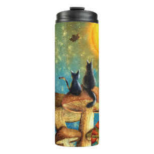 Mushroom Cats  Thermal Tumbler