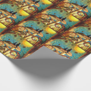 Mushroom Cats  Wrapping Paper