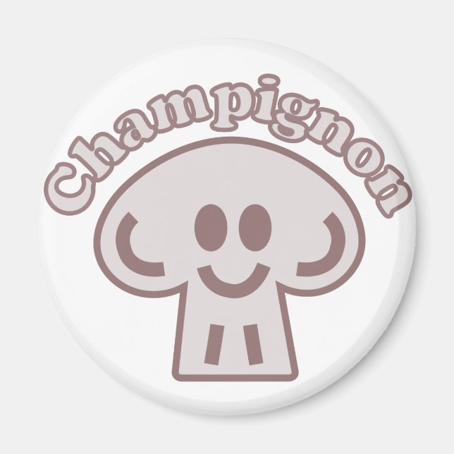 Mushroom Champion Magnet (Front)