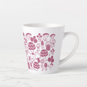 Mushroom Cherry Latte Mug