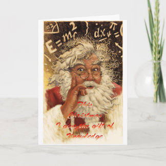 Mushroom Christmas Holiday Card