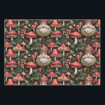 Mushroom Christmas Santa Wrapping Paper Sheet<br><div class="desc">Nothing like good ole Santa Mushroom Claus in Three Different Designs for your Christmas Wrapping needs.</div>