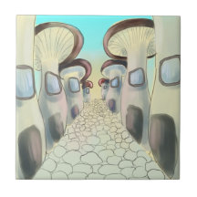 Mushroom city street