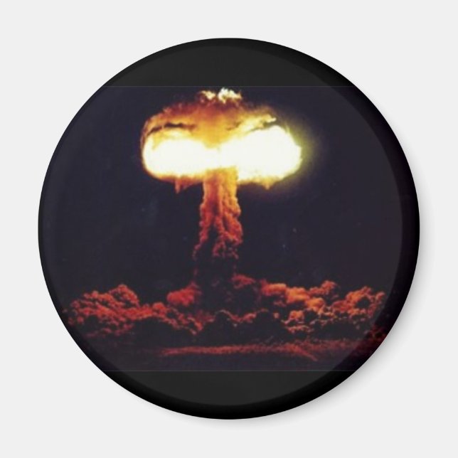 mushroom cloud magnet (Front)
