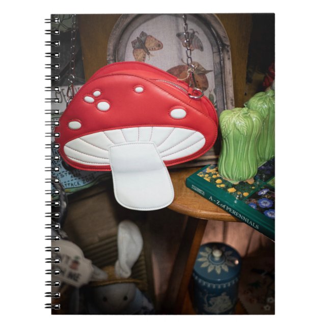 Mushroom Clutch: Enchanted Forest Treasures Notebook (Front)