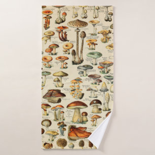 Mushroom Collection  Bath Towel