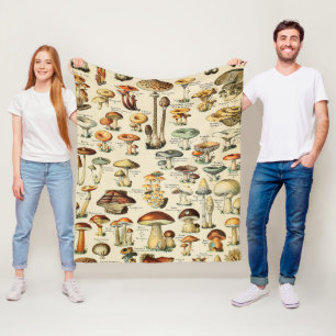 Mushroom Collection    Fleece Blanket