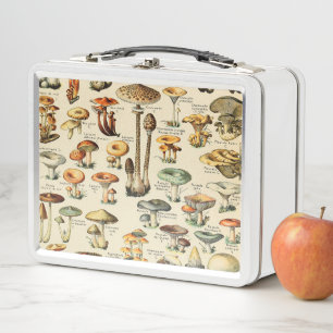 Mushroom Collection   Metal Lunch Box