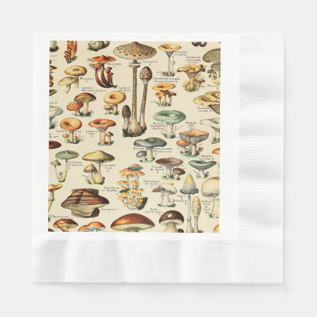 Mushroom Collection     Napkin (Front)