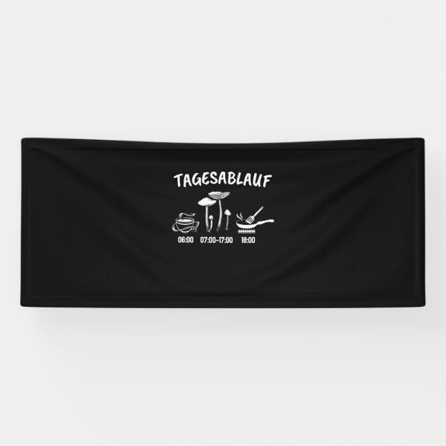 Mushroom Collector Timetable Banner (Horizontal)