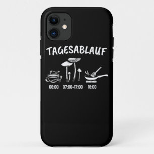 Mushroom Collector Timetable iPhone 11 Case
