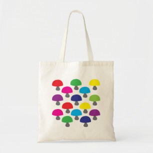 Mushroom Colourful Mushroom Pattern Tote Bag