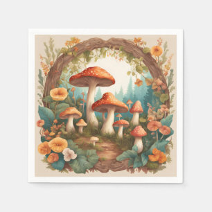 Mushroom Cottagecore Napkin