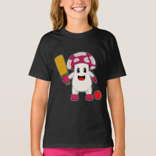 Mushroom Cricket Cricket bat T-Shirt