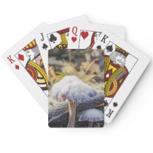 Mushroom design playing cards