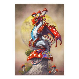 Mushroom Dragon 13x19 Print