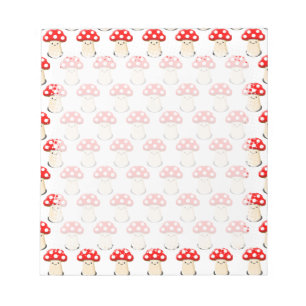 Mushroom Drawing Notepad