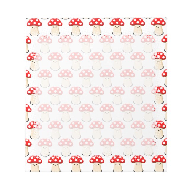 Mushroom Drawing Notepad (Front)