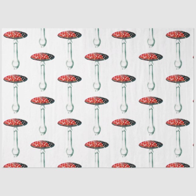 Mushroom Ephemera Design Series #25 Tissue Paper (Front)