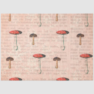 Mushroom Ephemera Design Series #9 Tissue Paper
