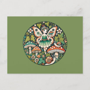 Mushroom Fairy Fungi Fairies Fungus                Postcard