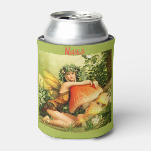 Mushroom fairy Thunder_Cove Can Cooler