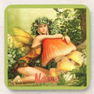 Mushroom fairy Thunder_Cove  Coaster