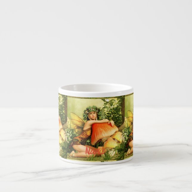Mushroom fairy Thunder_Cove Espresso Cup (Front)