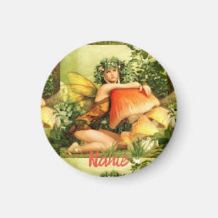 Mushroom fairy Thunder_Cove Magnet