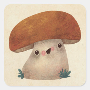 Mushroom Fall Autumn Season Thanksgiving Sticker