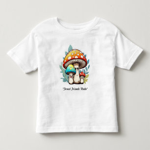 "Mushroom Family Delight" Toddler T-Shirt