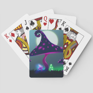 Mushroom Fantasy Forest Playing Cards
