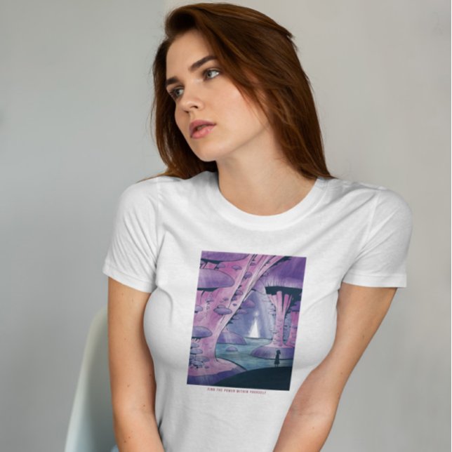 Mushroom Fantasy Landscape T-Shirt (Creator Uploaded)