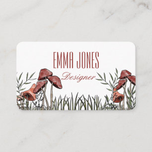 Mushroom Field    Business Card
