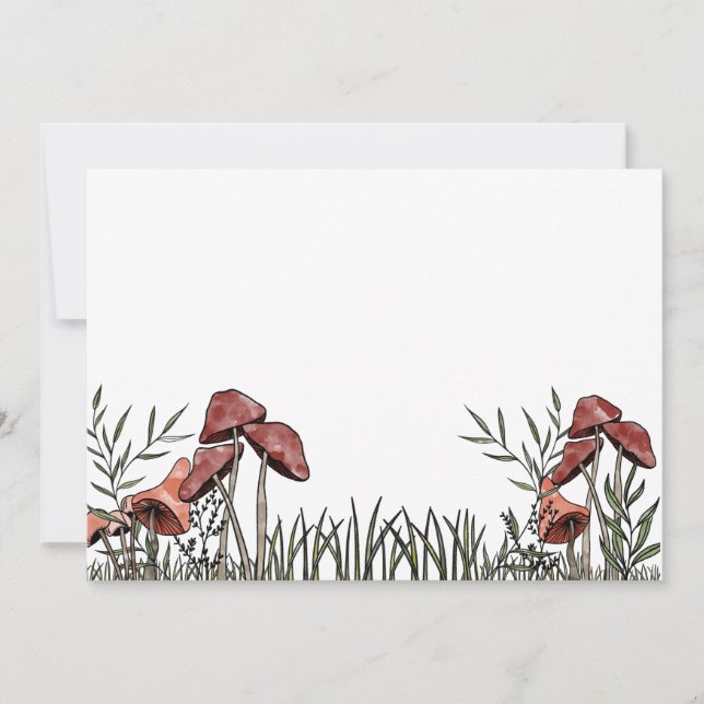 Mushroom Field  Save The Date (Front)