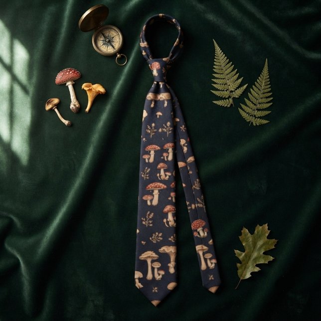 Mushroom & Foliage Tie (Creator Uploaded)