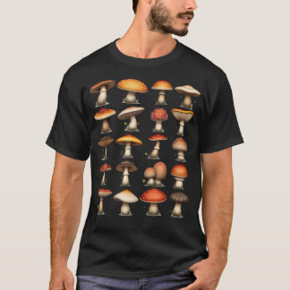 Mushroom Foraging Mycology Fungi Shroom Morel T-Shirt