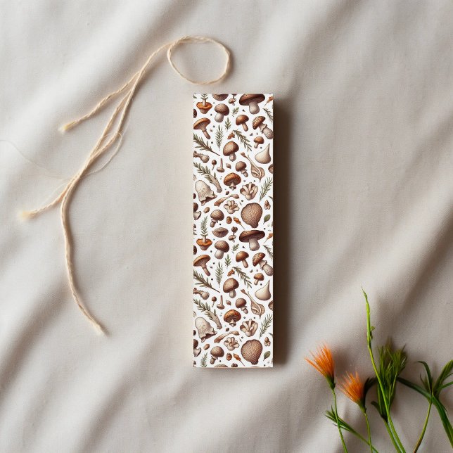 Mushroom Forest Book Lover's Card Bookmark (Creator Uploaded)