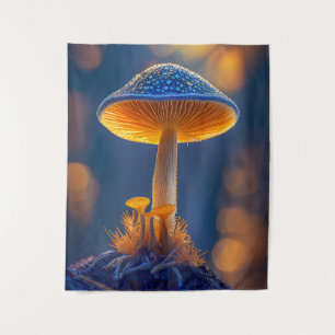 Mushroom Forest Calm Tranquil Nature Peaceful Zen Tapestry