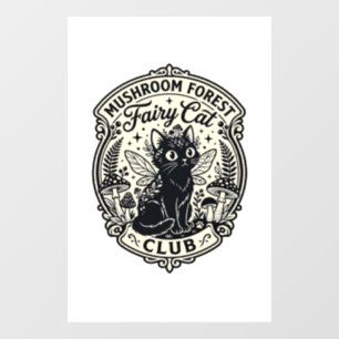 Mushroom Forest Fairy Cat Funny Cat Graphic - Mush